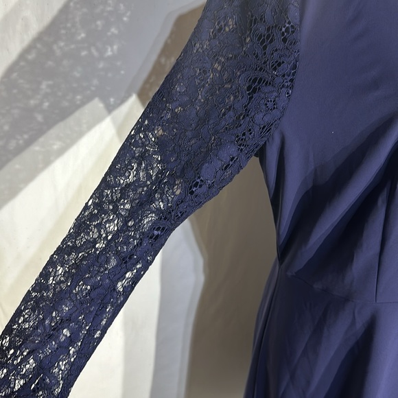 LOFT Outlet Navy Dress - Size 16 - Picture 4 of 8